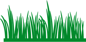 Green Grass Silhouette PNG Image