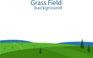 Green Hillsand Trees Vector Background PNG