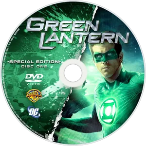 Green Lantern Special Edition D V D PNG Image