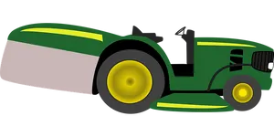 Green Lawn Mower Graphic PNG