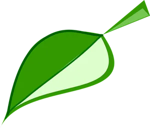 Green Leaf Vector Art PNG