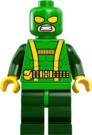 Green Lego Figure Hydra Agent PNG Image