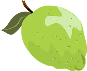 Green Lime Cartoon Illustration PNG Image