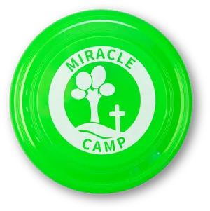 Green Miracle Camp Frisbee.png PNG Image