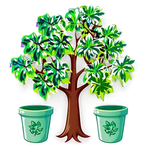 Green Money Tree Clipart Png 1 PNG Image