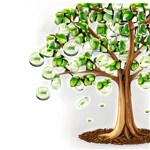 Green Money Tree Clipart Png 16 PNG Image