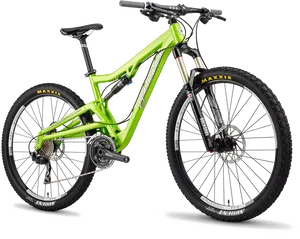 Green Mountain Bike H D PNG Image