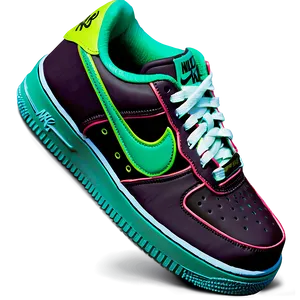 Green Nike Air Force 1 Png Kdc PNG Image