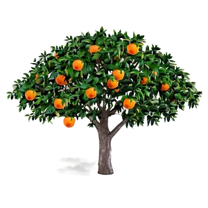 Green Orange Tree Png Rsk PNG Image