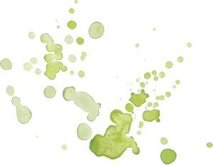 Green Paint Splatter Texture PNG Image