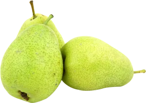 Green Pears Transparent Background PNG Image