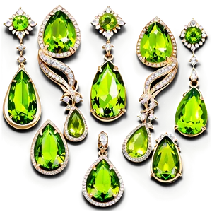 Green Peridot Jewel Png 06242024 PNG Image