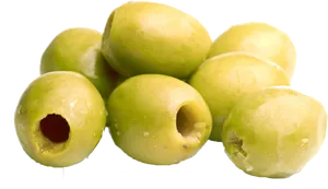 Green Pitted Olives PNG Image