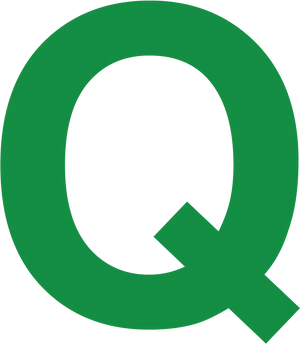 Green Q Logo PNG Image