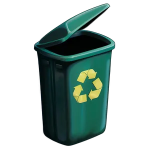 Green Recycle Bin Png Rdt79 PNG Image