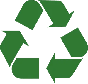 Green Recycle Symbol Transparent Background PNG Image