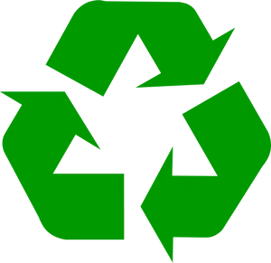 Green Recycling Symbol.png PNG Image