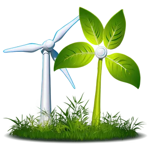 Green Renewable Energy Png Uhw PNG Image