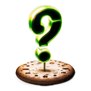 Green Riddler Question Mark Png Gmh PNG Image