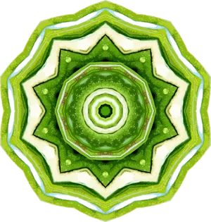 Green Rosemary Mandala Art.png PNG Image