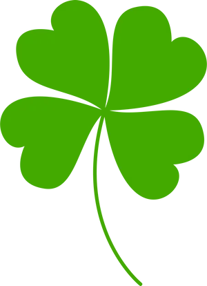 Green Shamrock Graphic PNG Image