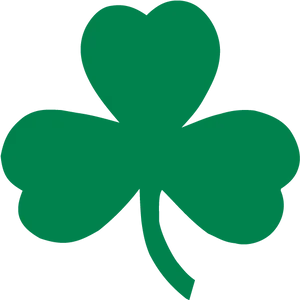 Green Shamrock Graphic PNG Image