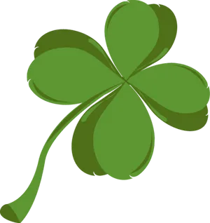 Green Shamrock Graphic PNG Image