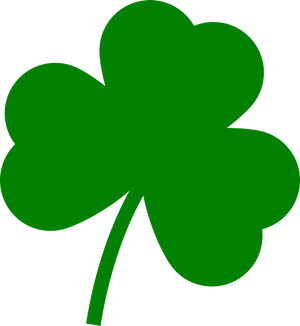 Green Shamrock Graphic PNG Image