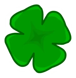 Green Shamrock Graphic PNG Image