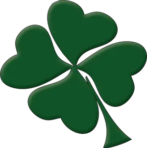 Green Shamrock Graphic PNG Image