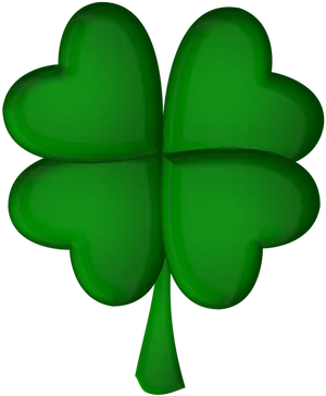 Green Shamrock Illustration PNG Image