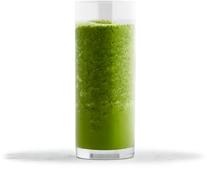 Green Smoothie Glass Dark Background PNG Image