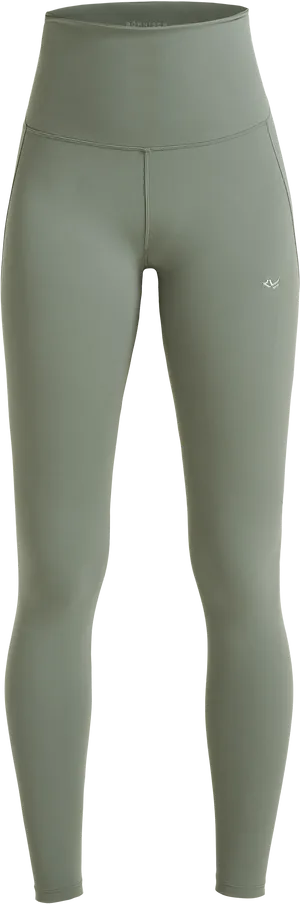 Green Sport Leggings Product Display PNG Image