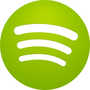 Green Spotify Logo PNG Image