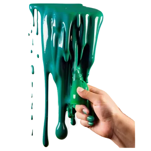 Green Spray Paint Drip Png Oql20 PNG Image