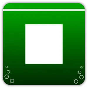 Green Square Icon PNG Image
