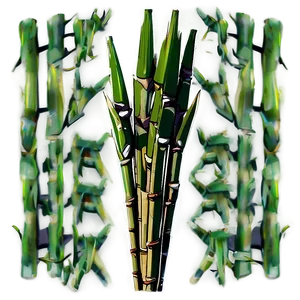 Green Sugarcane Stalk Png Ssc55 PNG Image