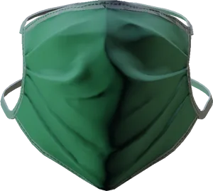 Green Surgical Mask PNG Image