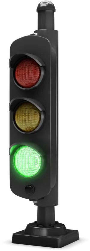 Green Traffic Light Signal PNG Image