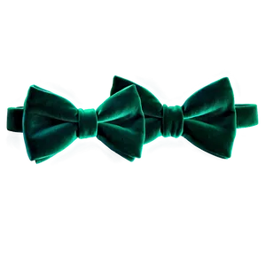 Green Velvet Bow Tie Png 71 PNG Image