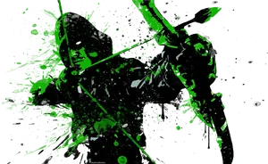 Green Vigilante Artwork PNG Image