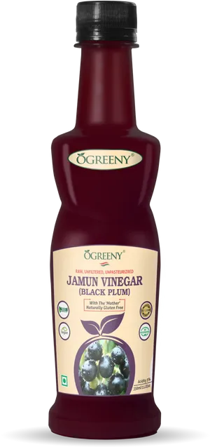 Greeny Jamun Vinegar Bottle PNG