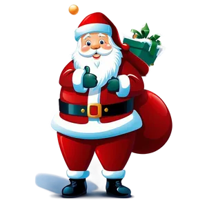 Greeting Santa Shape Png Idx PNG Image