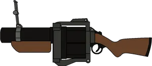 Grenade Launcher Illustration.png PNG Image