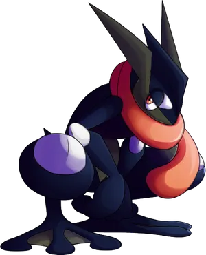 Greninja Pokemon Character PNG Image