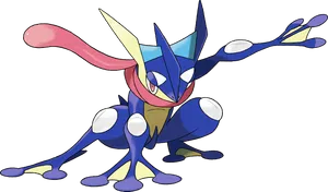 Greninja Pokemon Character PNG Image