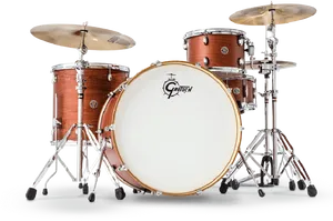 Gretsch Drum Set Professional PNG Image