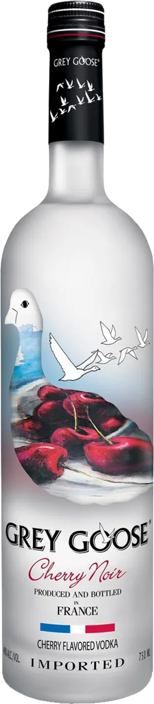 Grey Goose Cherry Noir Vodka Bottle PNG Image