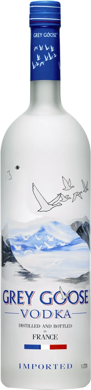 Grey Goose Vodka Bottle PNG Image