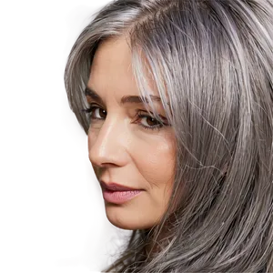 Grey Hair Care Tips Png Qus PNG Image